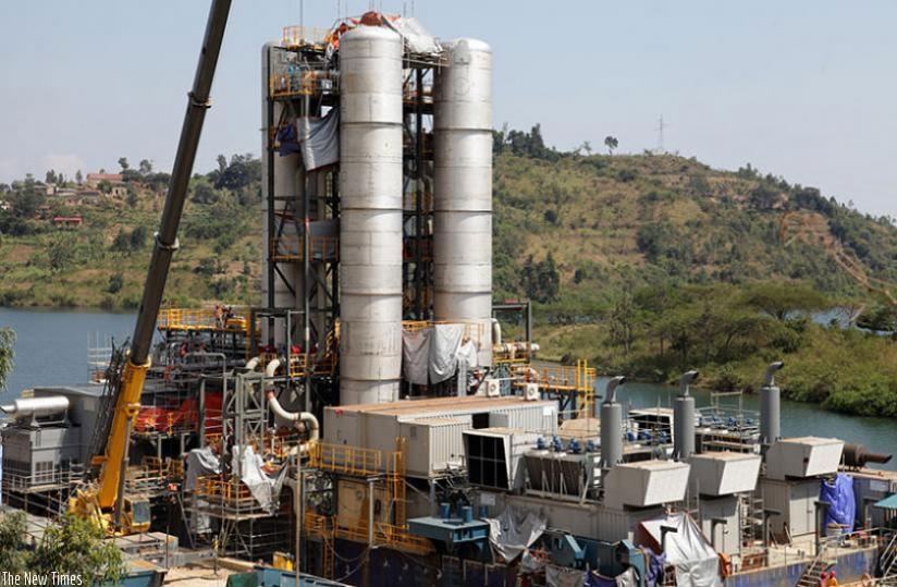 Kivuwatt Methane Gas Project on Lake Kivu in Karongi. (File)