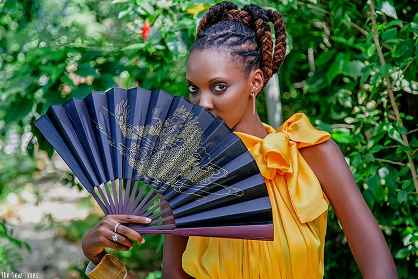 Mupende poses for the camera in different photo shoots. (Courtesy photos)