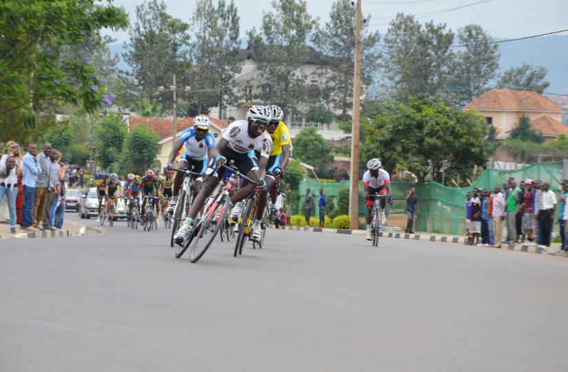 Team Rwanda cyclists during the Tour du Rwanda race in 2014. (File)