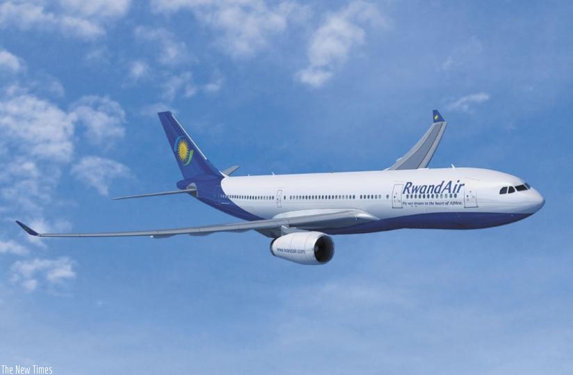 A RwandAir plane approaches Kigali International Airport. Regional airlines need modern equipment like this one, improved facilities at airports and liberalised airspace to expand and become competitive. (Courtesy)