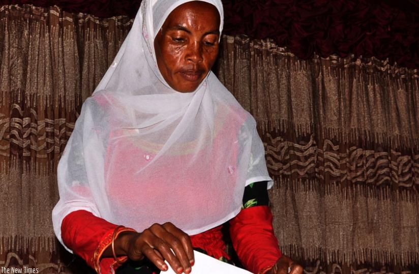 A woman casts her vote in Kicukiro District during a past electoral process. (File)