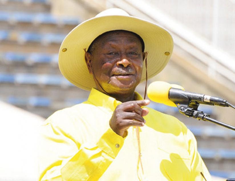 NRM flag-bearer Yoweri Museveni. (Net photo)