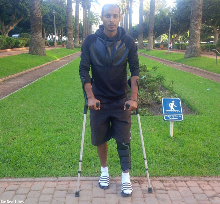 Injured Mwiseneza will be out of action for another six months. (Courtesy)