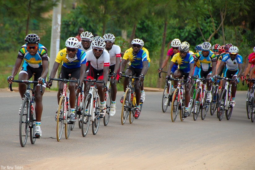 Team Rwanda riders during a past race. (File)