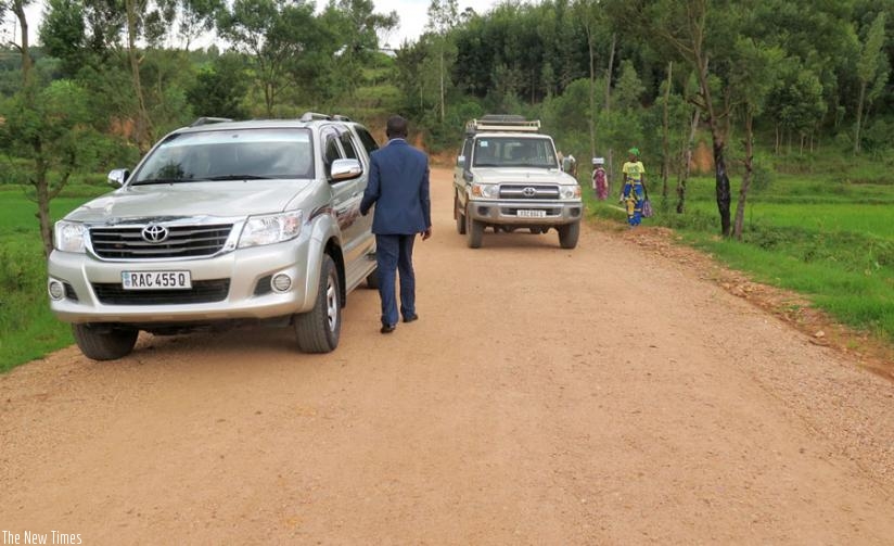 The Nkungu-Mwogo-Rugarama feeder road has eased transport as vehicles can now be driven through without much trouble. (Emmanuel Ntirenganya)