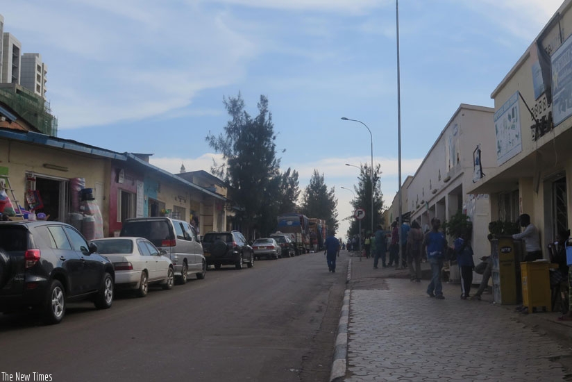 City of Kigali Mayor Fidele Ndayisaba has warned traders who operate in Quartier Mateus that the December 5th deadline to relocate will not be extended. (Frederic Byumvuhore)