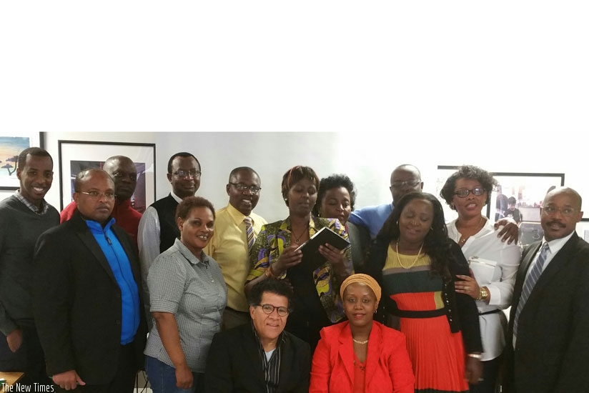 Participants at the Rwandan community leadership retreat in Canada held last Saturday. (Courtesy)