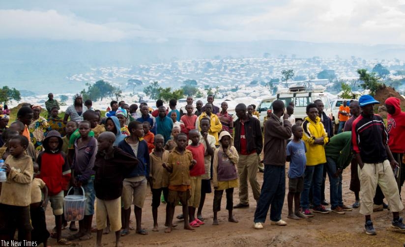 Some of the Burundian children at Mahama refugee camp. More children in urban centres are being inducted. (File)
