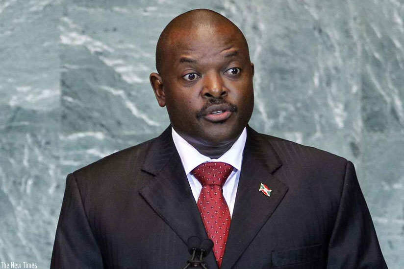 Pierre Nkurunziza, president of Burundi. (Internet photo)