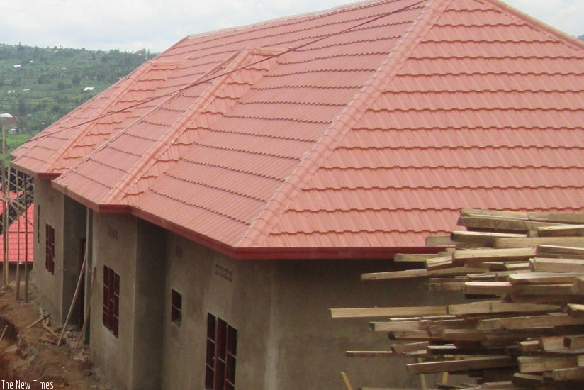 One of the low-cost houses being developed by Abadahigwa ku Ntego Ltd in Kabuga centre, Masaka Sector in Kicukiro District. (All photos by Jean d'Amour Mugabo)