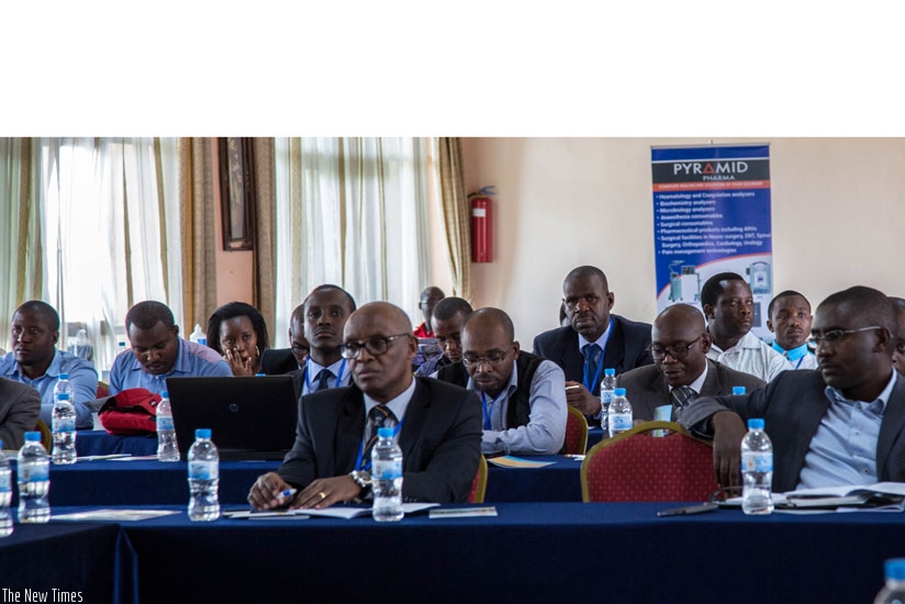 A cross section of some of the surgeons during the Annual Scientific Conference for Rwanda Surgical Society in Kigali on Saturday. (All photos by Doreen Umutesi)