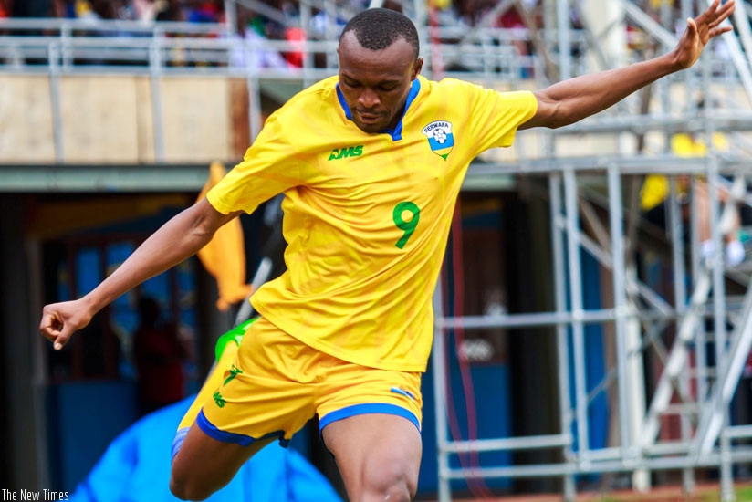 Jacques Tuyisenge has scored three of Amavubi Stars' five goals at the ongoing CECAFA Senior Challenge Cup in Ethiopia. (Timothy Kisambira)