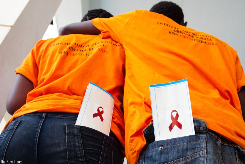 Some of the youth at the World AIDS Day event last year. (File photos)