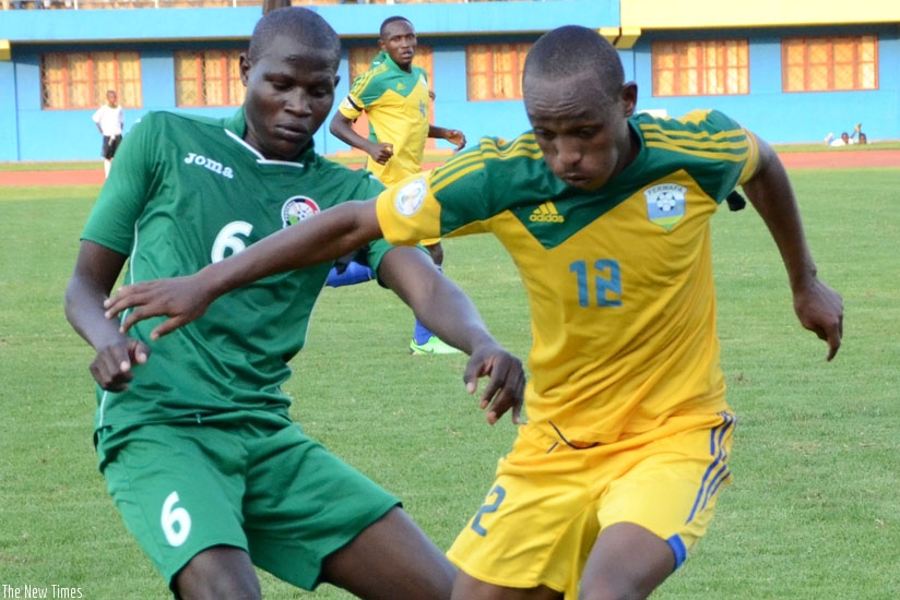 Amavubi and Harambee Stars settled for 0-0 draw in a friendly match on June 6, 2015 during the  Kwibuka tournament at Amahoro stadium. (T. Kisambira)