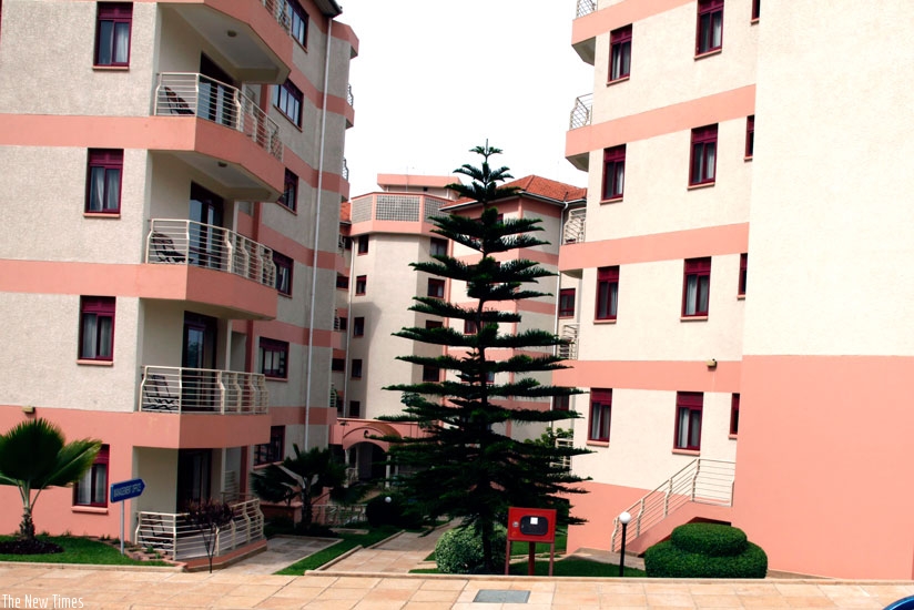 A view of Rwanda Social Security Boardu2019s Luxury apartments at Kacyiru. All housing projects showed meet such standards. (File)
