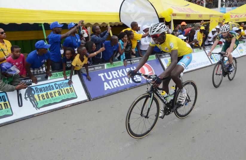 Jean Bosco Nsengimana led the 2015 Tour du Rwnda from start to finish. (Sam Ngendahimana)