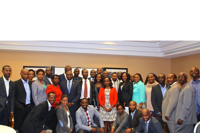 Some of the participants pose for a group photo after the meeting in Virginia over the weekend. (Courtesy photos)