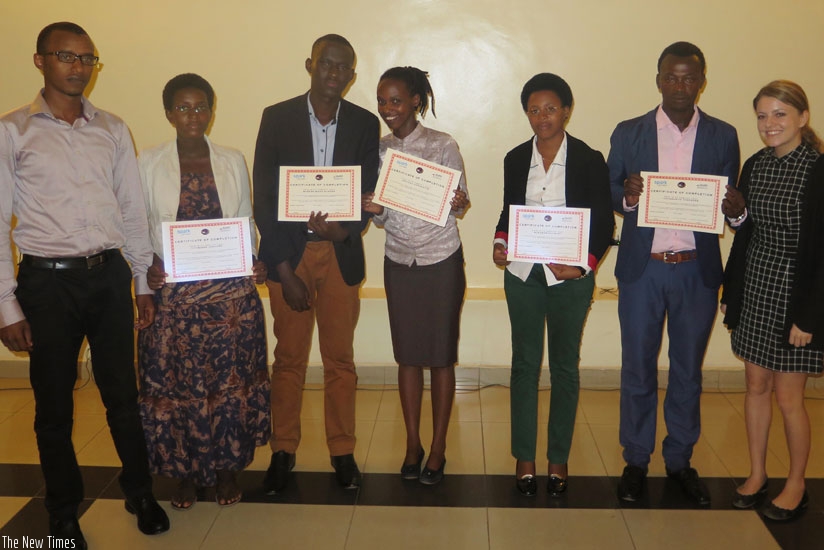 Young entrepreneurs have been encouraged to work hard to achieve their dreams . (Solomon Asaba)