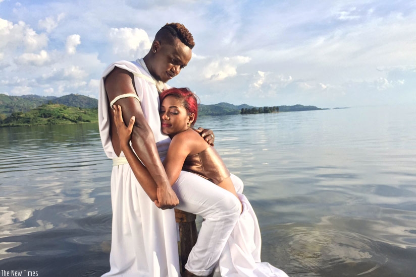 Mani Martin during a video shoot. (Courtesy)