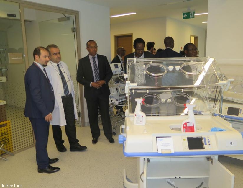 Rwandan doctors tour some of the medical facilities in Instanbul, Turkey.rn