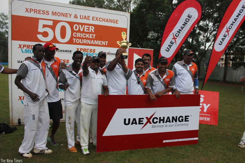 Challengers Cricket Club beat archrivals Right Guards by 68 runs on Sunday at Kicukiro oval to emerge the 2015 champions of the UAE Exchange &Xpress Money Premier League.