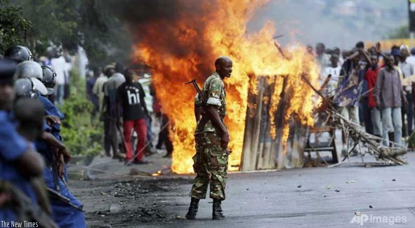 Burundi has been plunged in violence that has claimed hundreds of lives and displaced thousands. (Net Photo)