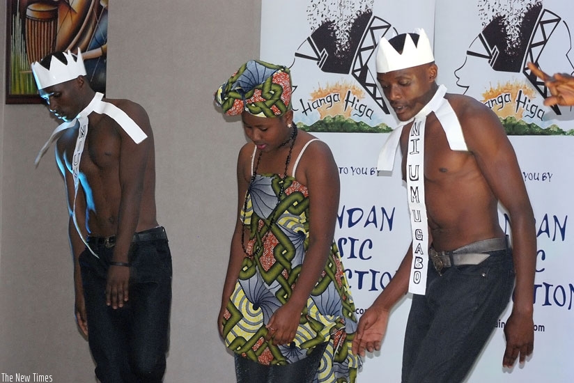 Dancers take to the stage.