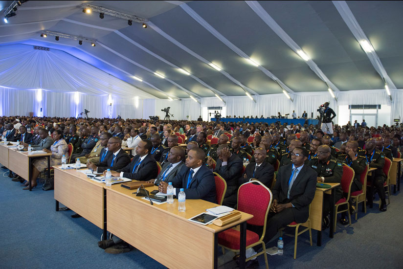The 13th National Dialogue Convention took place at the conference facilities at Camp Kigali. (Village Urugwiro)