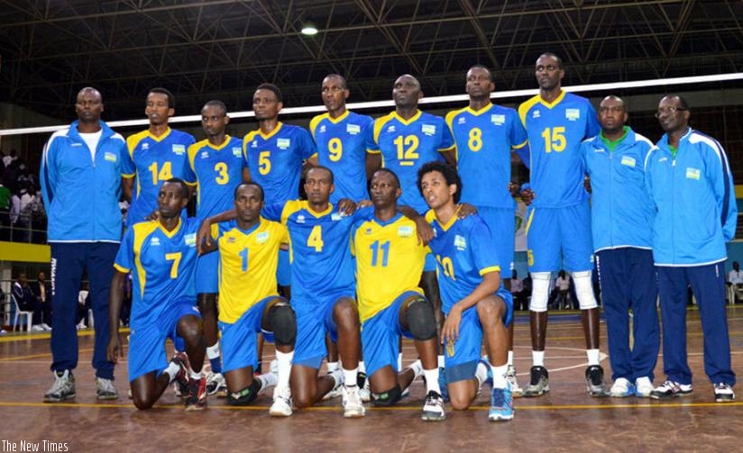 Senior national volleyball side during a past tournament. (File)