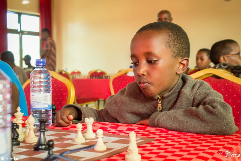 Igor Rusa Gontra, 9, of Eagles Chess Club was number four in the less than 15 years category during last year's national youth tournament. FERWADE is looking to enhance kids' talent to ensure the countryu2019s ranking progresses. (Courtesy)