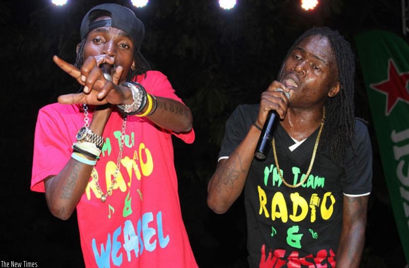 Popular music duo Radio & Weasel headlined last year's Jungle Party at Lake Kivu Hotel Serena. (Richard Irakoze)