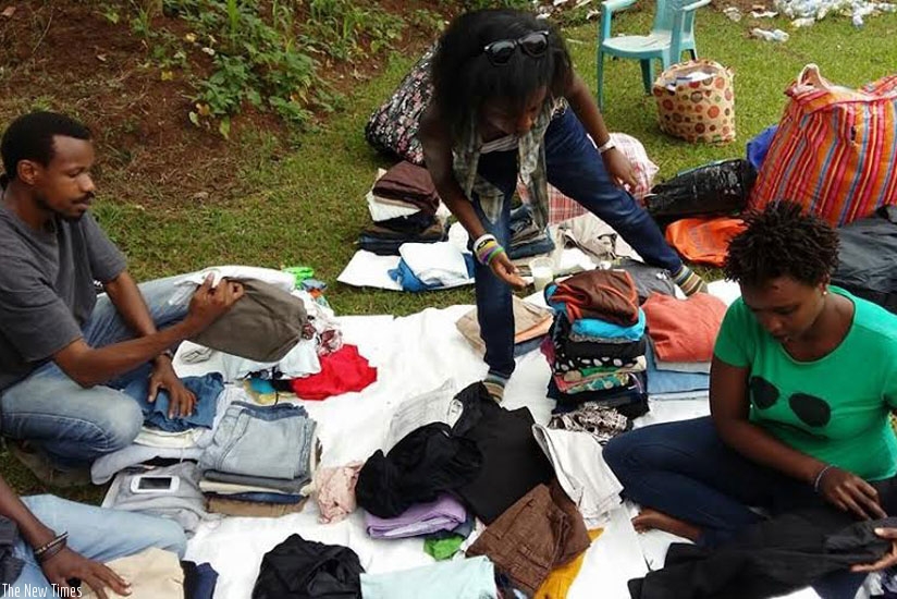 Some of the items that were distributed to the refugees by the group.