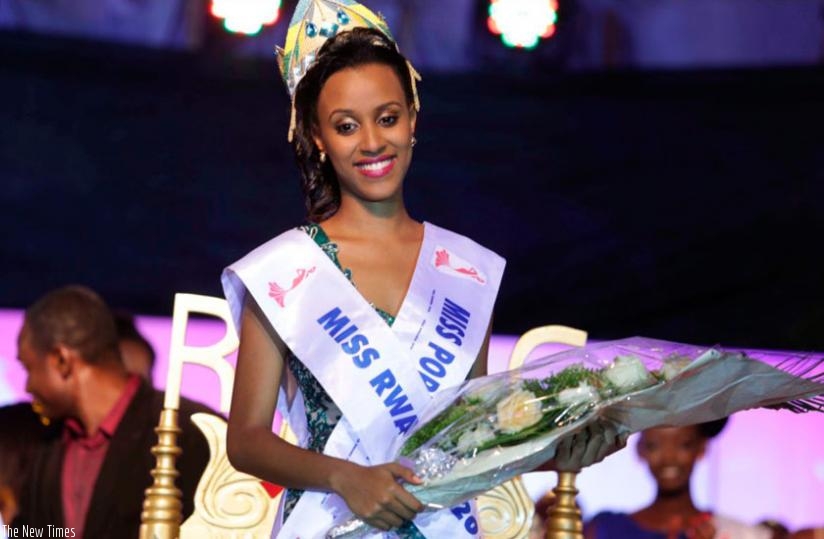 Miss Rwanda Doriane Kundwa also won the Miss Popularity title during the competition last year. (File)