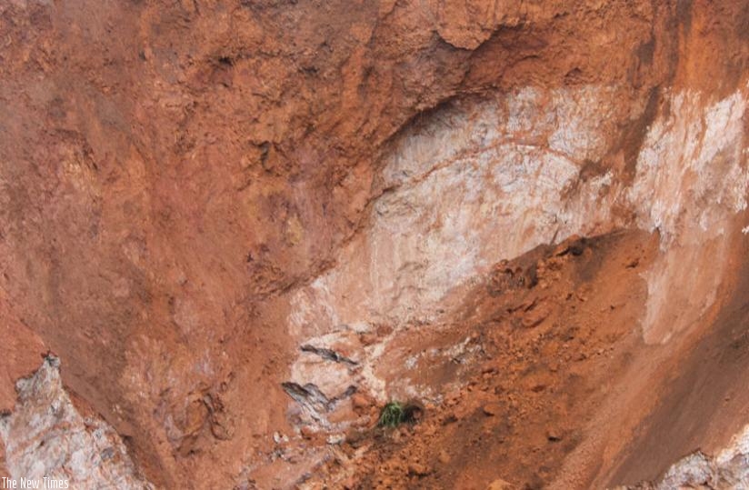 The ravine before it was fixed. (Theogene Nsengimana)