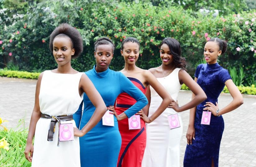 Rubavu District's Miss Rwanda 2016 representatives after auditions last weekend. (File)