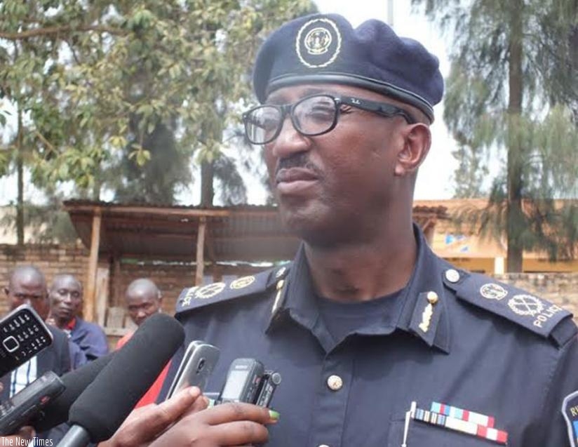 Police spokesperson Celestin Twahirwa. (Net photo)