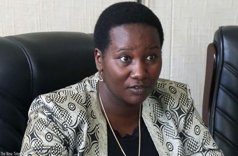 Sports Minister Julienne Uwacu during a past interview. (File)