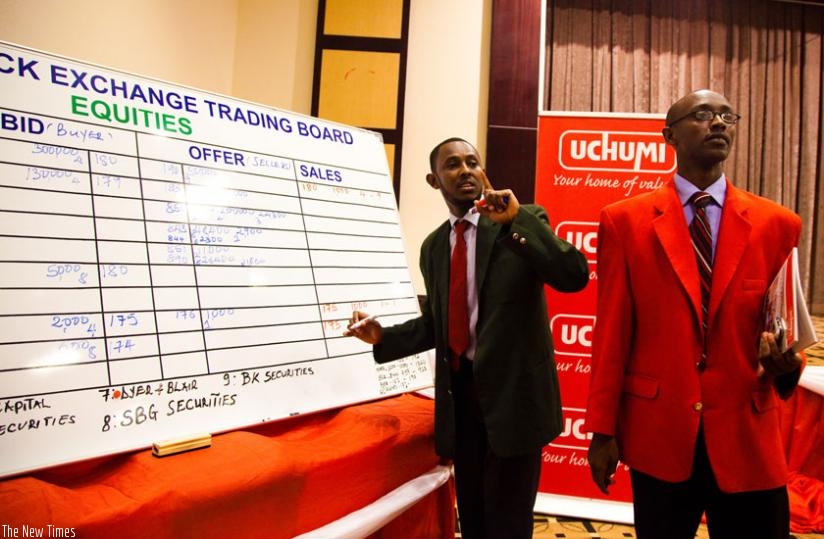 An earlier trading session at the local exchange. EAC bourse integration will allow seamless trading across regional platforms. (File)