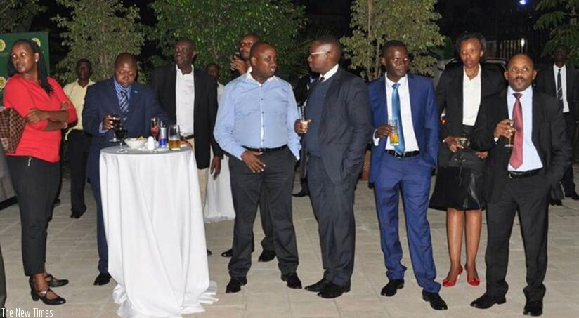 The bank's customers during the cocktail in Nyarutarama on Tuesday. (Courtesy)
