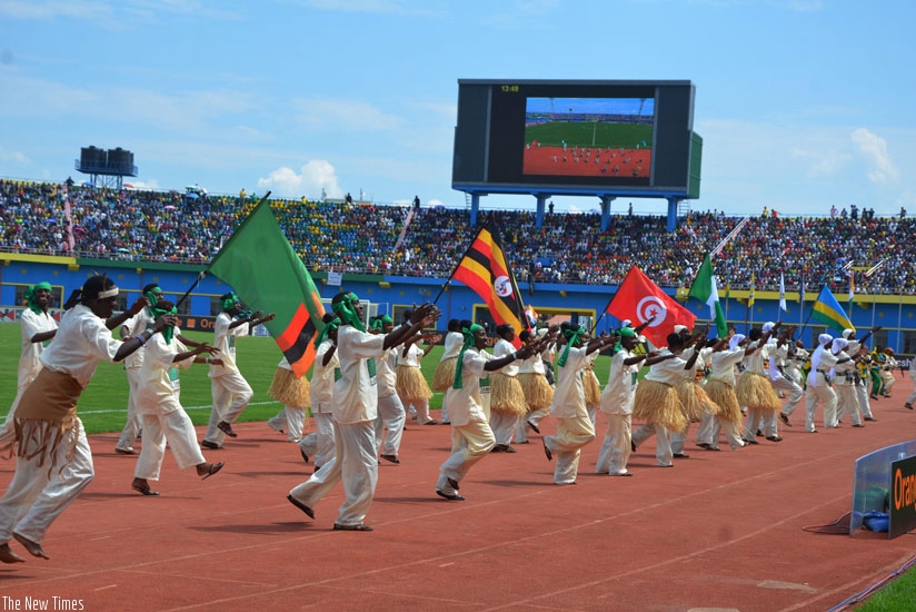 Dancers at the CHAN 2016 Opening ceremony. Rwanda has received praise for the way it organised Africa's second biggest football tournament. (File)