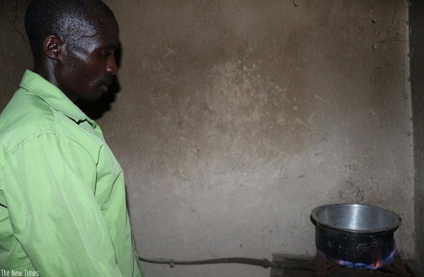 Biogas is one of the renewable energy sources being promoted by the government. (Michel Nkurunziza)