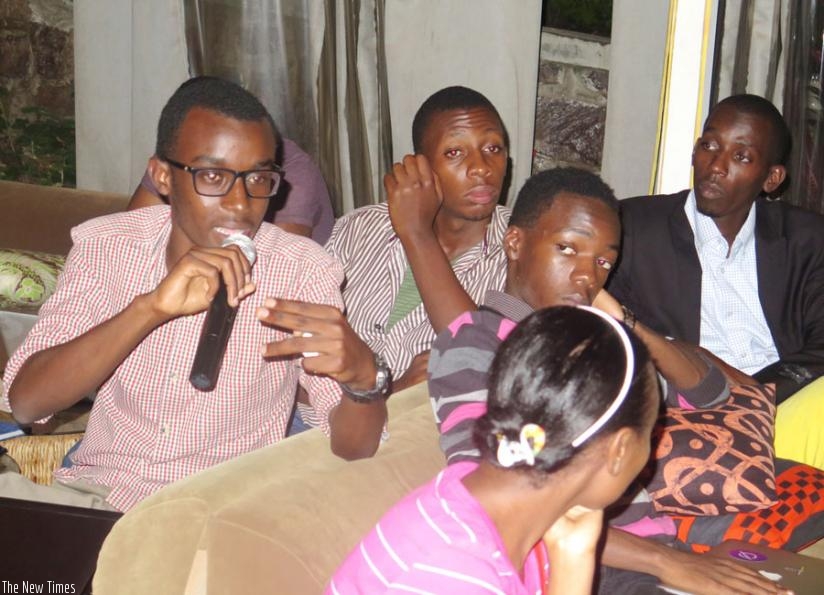 Participants discuss the issue of online privacy during the meeting in Kigali last week. (Michel Nkurunziza)