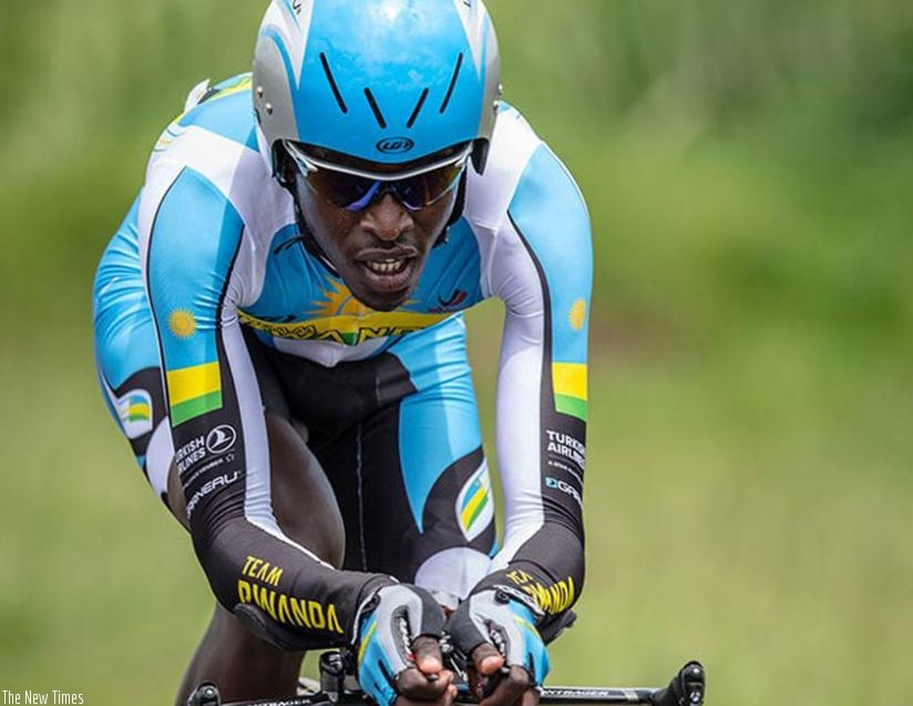 Valens Ndayisenge will lead Team Rwanda's charge in the upcoming continental championship in Morocco. (File)
