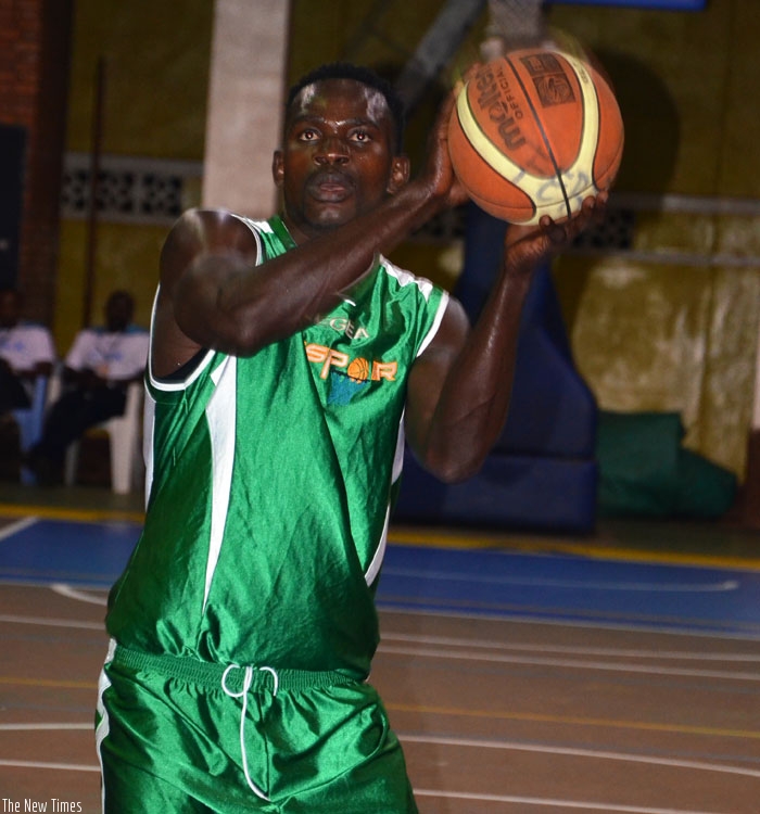 Centre Bienvenue Ngandu of Espoir scored a game high 15 points as the champions lost 64-55 against IPRC-South. (File)