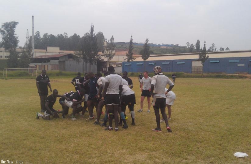 Lion de Fer (Black) play against Thousand Hills on Sunday. (Stephen Kalimba)