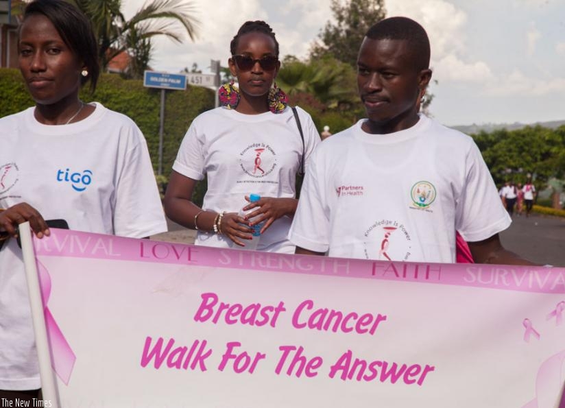 Youth during the cancer awareness walk in 2014. (File)