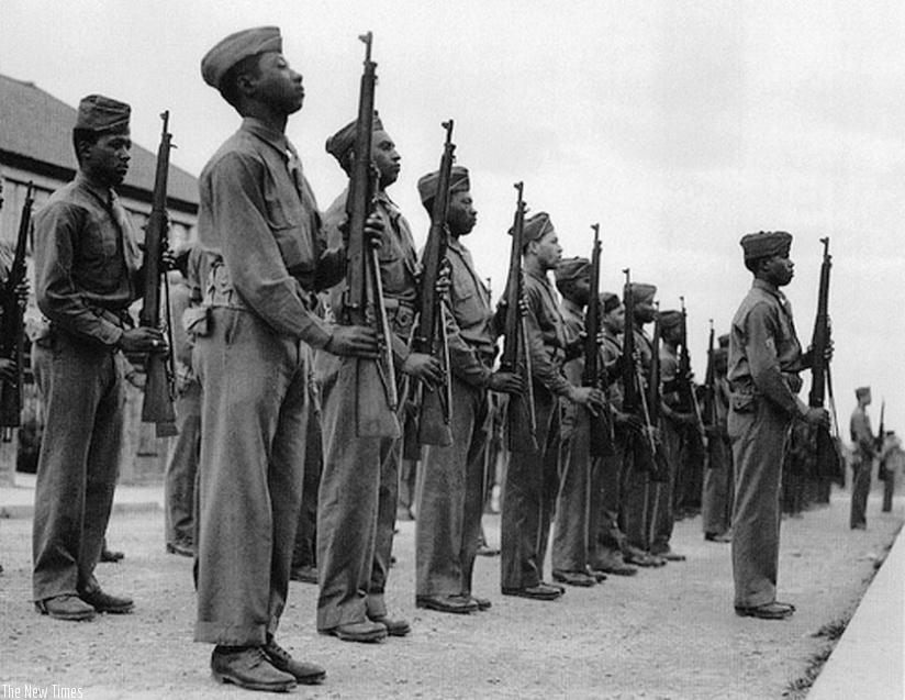 Some of the Africans who fought in the second World War. (Net photo)