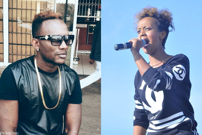 Lasy year, Big Fizzo (L) also complained about local artistes. Singer Knowless (R) allegedly turned down a collaboration request. (Courtesy)