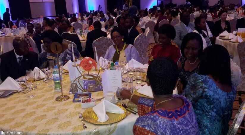 Private, Government, local and International organisations participated in the  fundraising event to raise funds for the completion of women leadership  centre of excellence. (Frederic Byumvuhore)