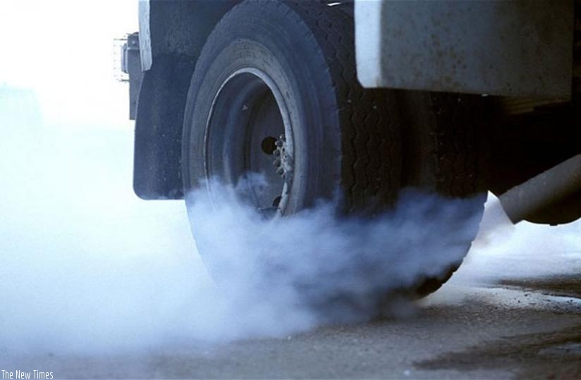 A vehicle emits fumes. REMA says there is reduction in toxic fumes from cars. (File)